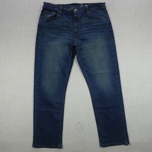 George Athletic Jeans 36x30 Blue Mid Rise Medium Wash Slim Fit Denim Workwear